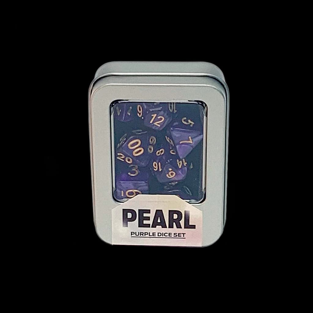 Kit de dados Pearl Purple